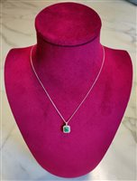 Collana Donna in Oro rosa Smeraldo Sangiorgi Preziosi M80A05011401560